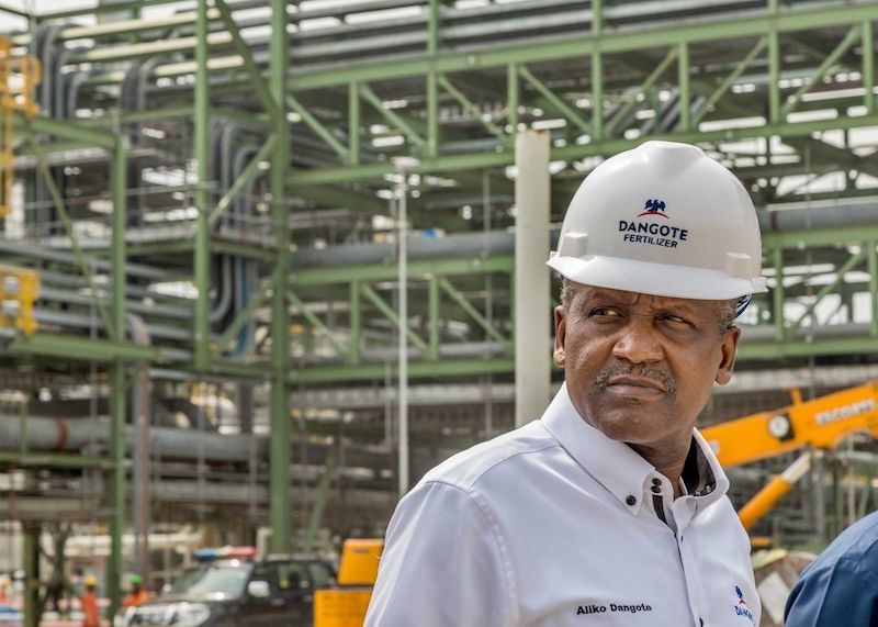 A Refinery  behind Alike Dangote