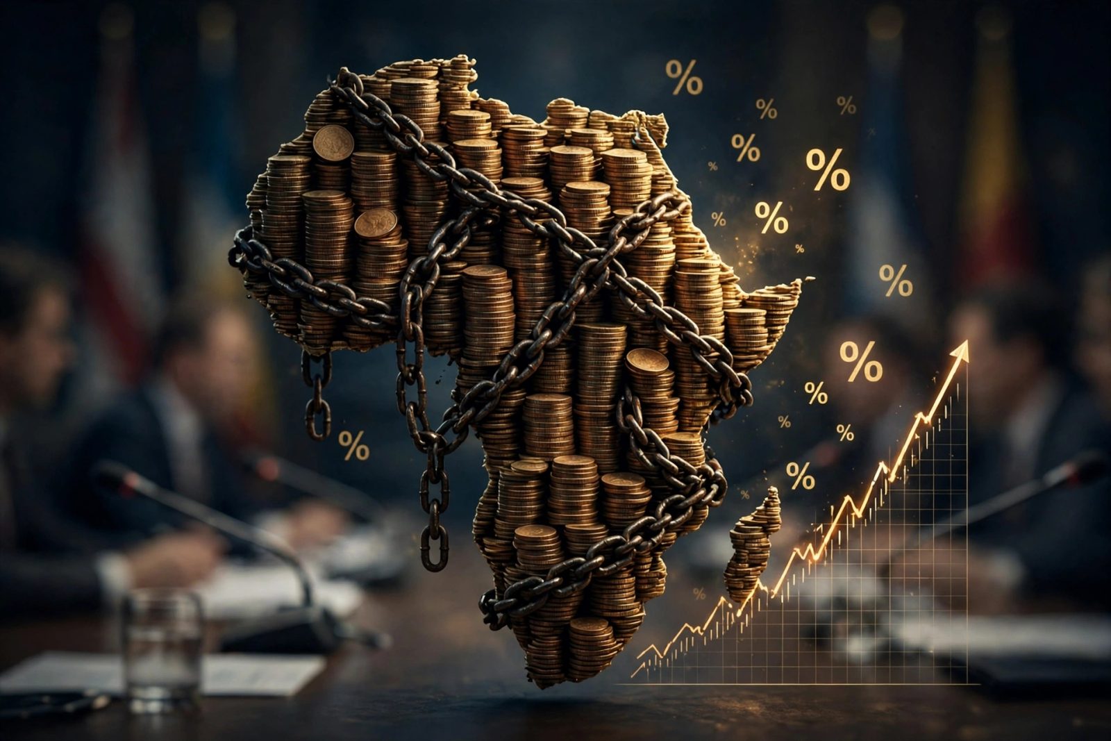 It shows the chain and the bondage we found  Africa